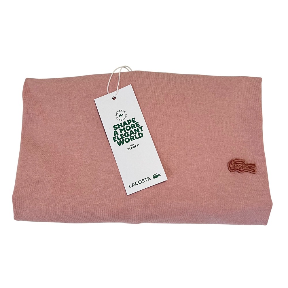 Lacoste Men's Organic Cotton Natural Dye T-Shirt US 4XL NWT Pink Retail $80 - Picture 8 of 9